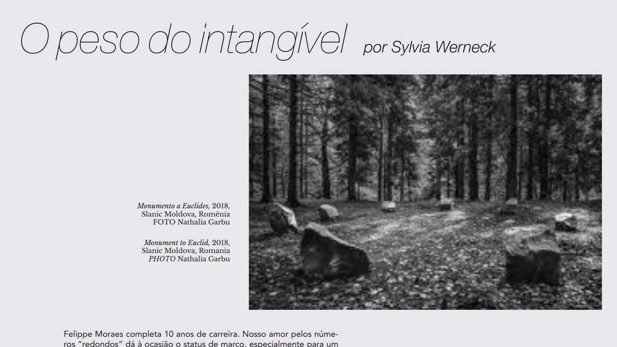 Felippe Moraes na Babel Art Magazine #10 – ensaio crítico de Sylvia Werneck